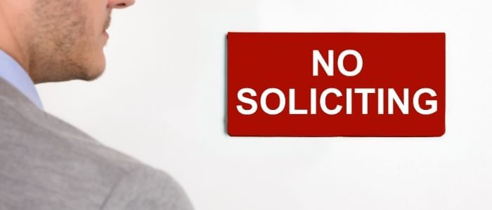 Why it May Be Best to Have a No Solicitation Policy in Your Office